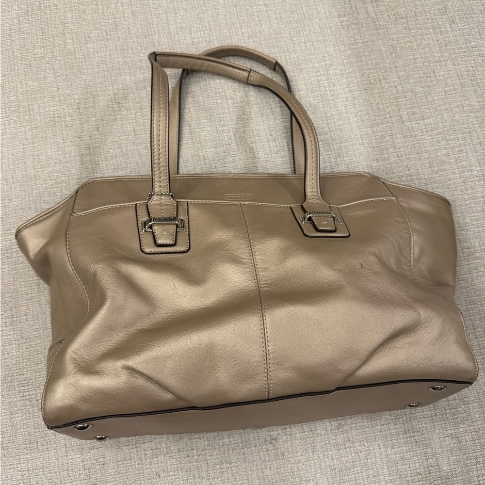 COACH Taylor Alexis Carryall Leather Tote
